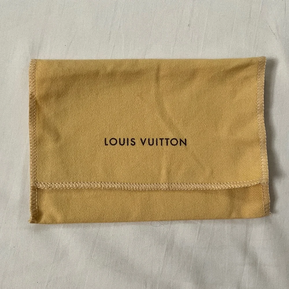 LOUIS VUITTON Lot of 2 Compact Wallet Dust Bags